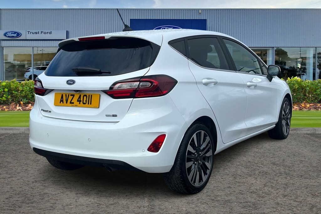 Ford Fiesta 1.0 Ecoboost Hbd Mhev 125 Titanium X AVZ4011 White #4