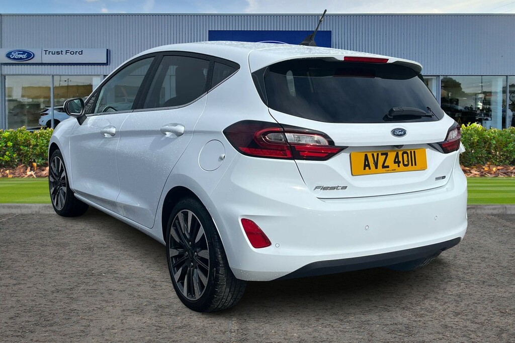 Ford Fiesta 1.0 Ecoboost Hbd Mhev 125 Titanium X AVZ4011 White #2