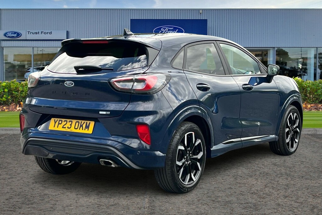 Ford Puma 1.0 Ecoboost Hybrid Mhev 155 St-line X YP23OKM Blue #4