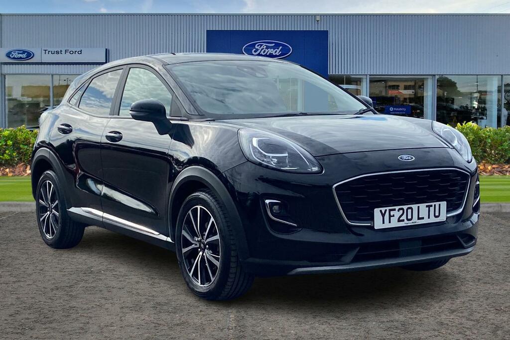 Ford Puma 1.0 Ecoboost Titanium 5Dr- With Wireless Charging YF20LTU Black