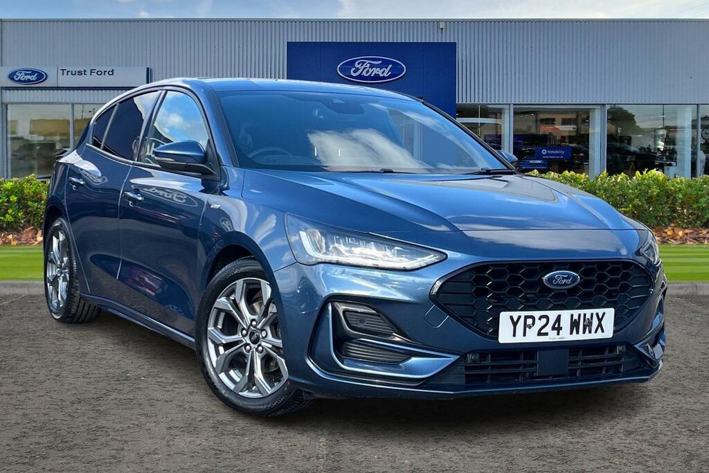 Ford Focus 1.0 St-line Sync4 Navigation Front Heated Seats Po Blue