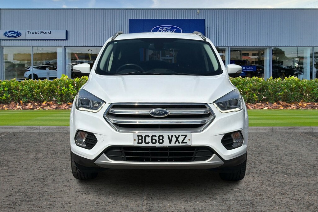 Ford Kuga 1.5 Tdci Titanium 2Wd With Sat Nav Hill Start BC68VXZ White #6