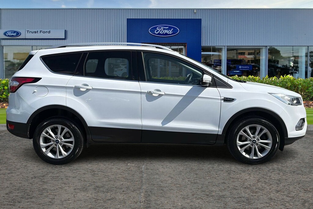 Ford Kuga 1.5 Tdci Titanium 2Wd With Sat Nav Hill Start BC68VXZ White #3