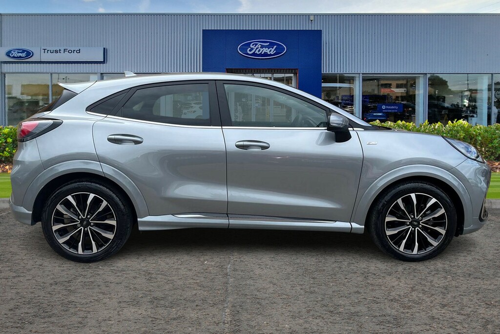 Ford Puma 1.0 Ecoboost Hybr Mhev 155 St-line Vignale Dct MJ23TZB Silver #3