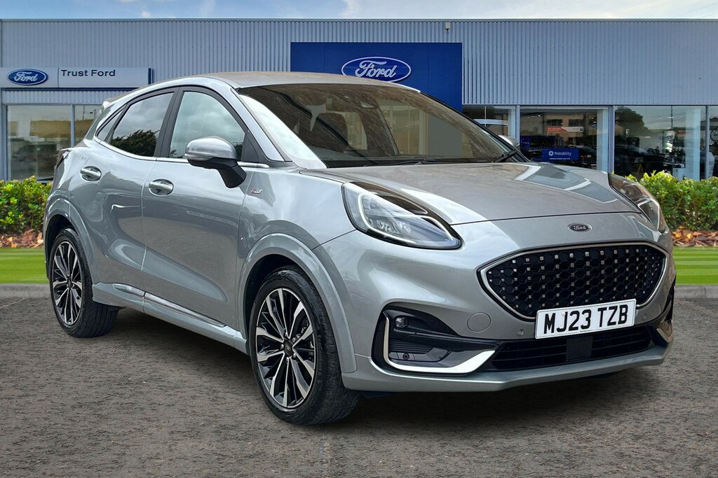 Ford Puma 1.0 Ecoboost Hybr Mhev 155 St-line Vignale Dct Silver