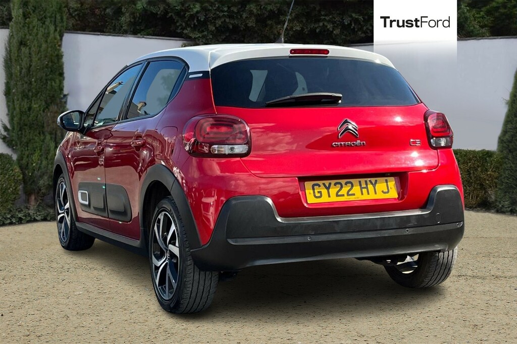 Citroen C3 1.2 Puretech Shine Plus GY22HYJ Red #2