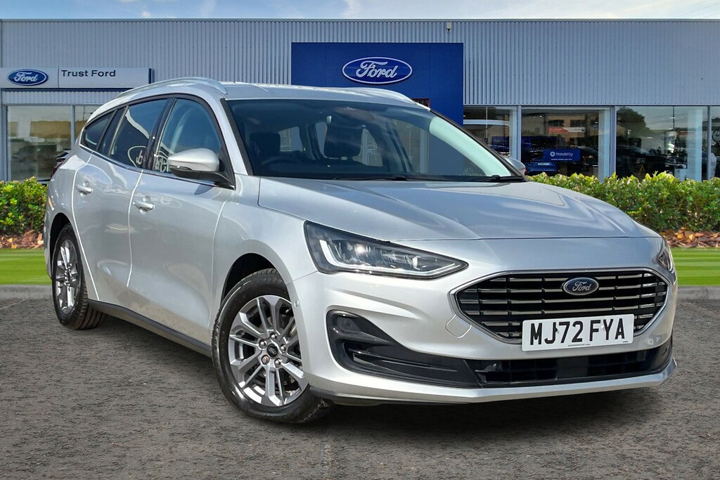 Ford Focus 1.0 Titanium Estate Sync4 Navigation Front Rear Silver