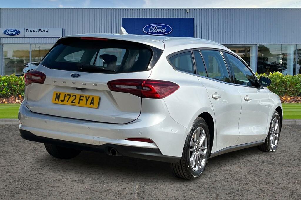 Ford Focus 1.0 Titanium Estate Sync4 Navigation Front Rear MJ72FYA Silver #4