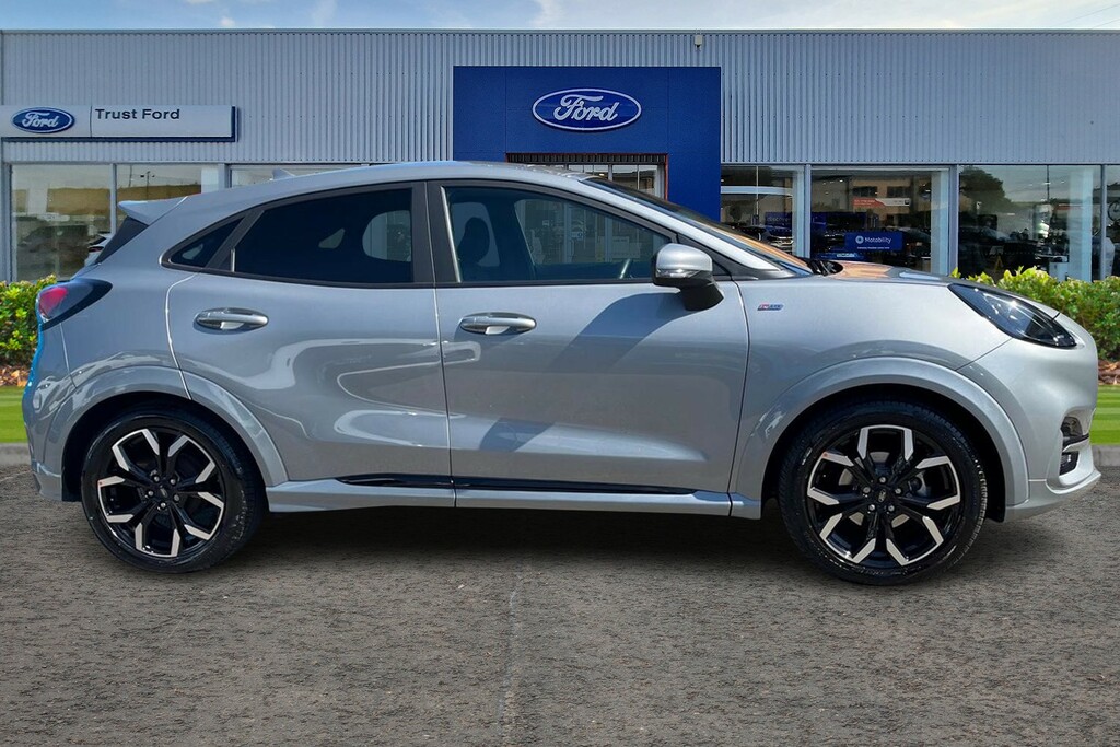 Ford Puma 1.0T Ecoboost Mhev St-line X Suv Hybrid VK23SXX Silver #3