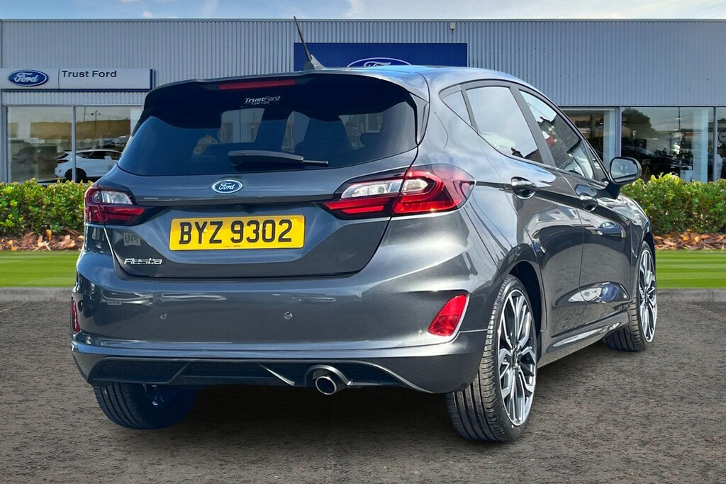 Ford Fiesta 1.0 Ecoboost St-line X BYZ9302 Grey #4