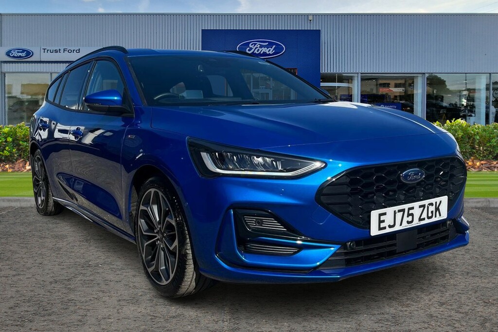 Ford Focus 1.0 Ecoboost Hybrid Mhev 155 St-line X Blue