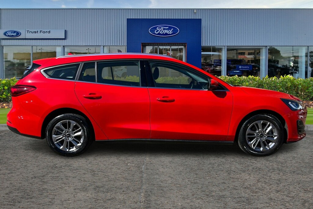 Ford Focus 1.0 Ecoboost Hybrid Mhev Titanium YH23LBX Red #3