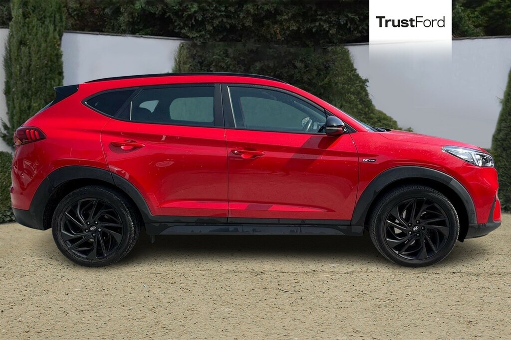 Hyundai Tucson 1.6 Crdi 48V Mhd 136 N Line 2Wd- Parking Senso Red #3