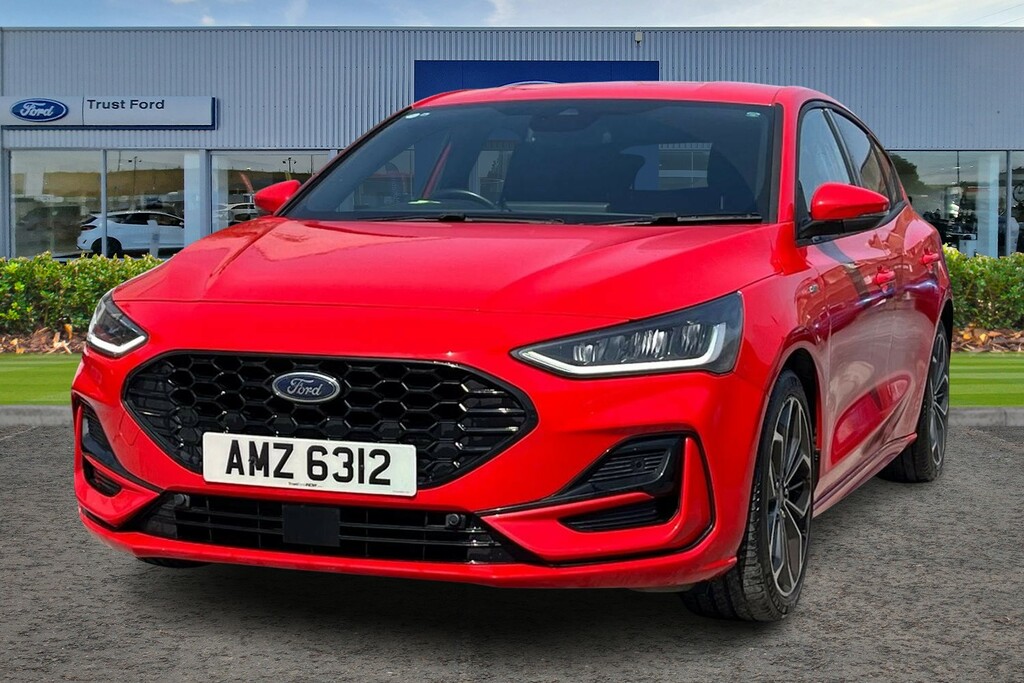 Ford Focus 1.0 Ecoboost St-line X 5Dr- Heated Front Seats W AMZ6312 Red #5