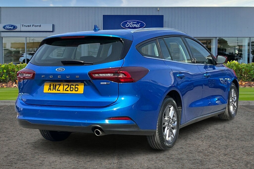 Ford Focus 1.0 Ecoboost Hybrid Mhev 155 Titanium AMZ1266 Blue #4