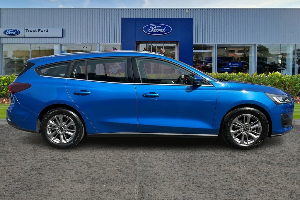 Ford Focus 1.0 Ecoboost Hybrid Mhev 155 Titanium AMZ1266 Blue #3