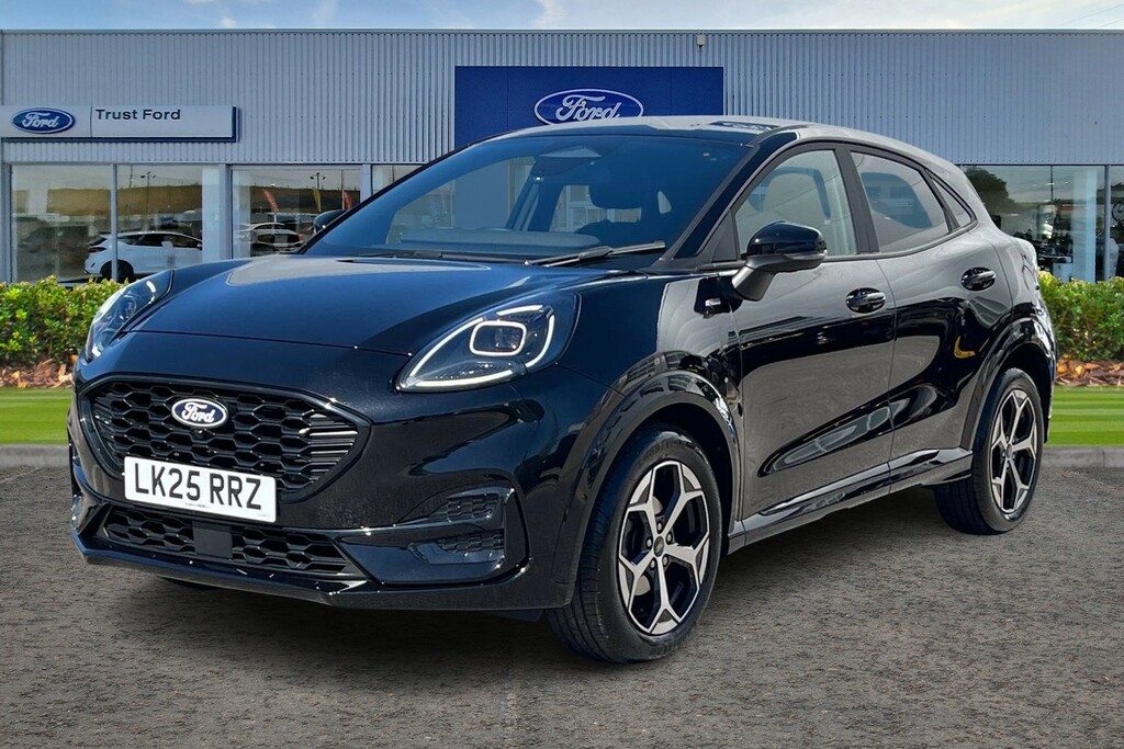 Ford Puma 1.0T Ecoboost Mhev St-line Suv Hybrid M LK25RRZ Black #5