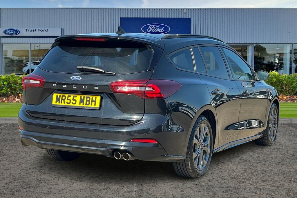 Ford Focus 1.0T Ecoboost St-line Estate Eur AMZ5450 Black #4