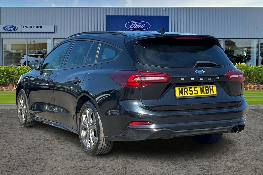 Ford Focus 1.0T Ecoboost St-line Estate Eur AMZ5450 Black #2