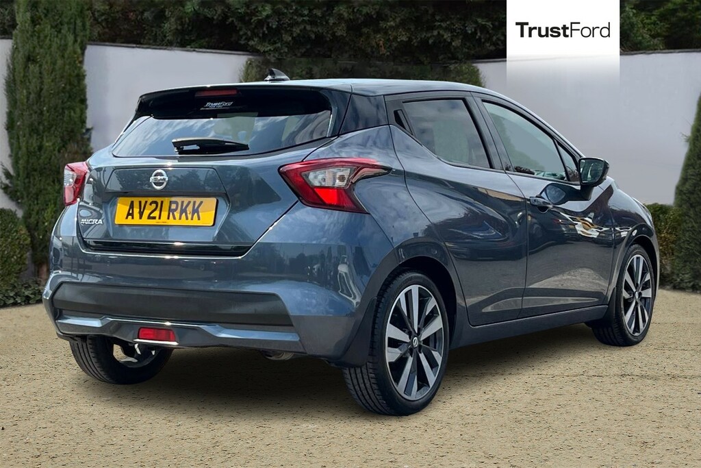 Nissan Micra 1.0 Ig-t 92 Tekna Cvt Bluetooth Aux Usb Con AV21RKK Grey #4
