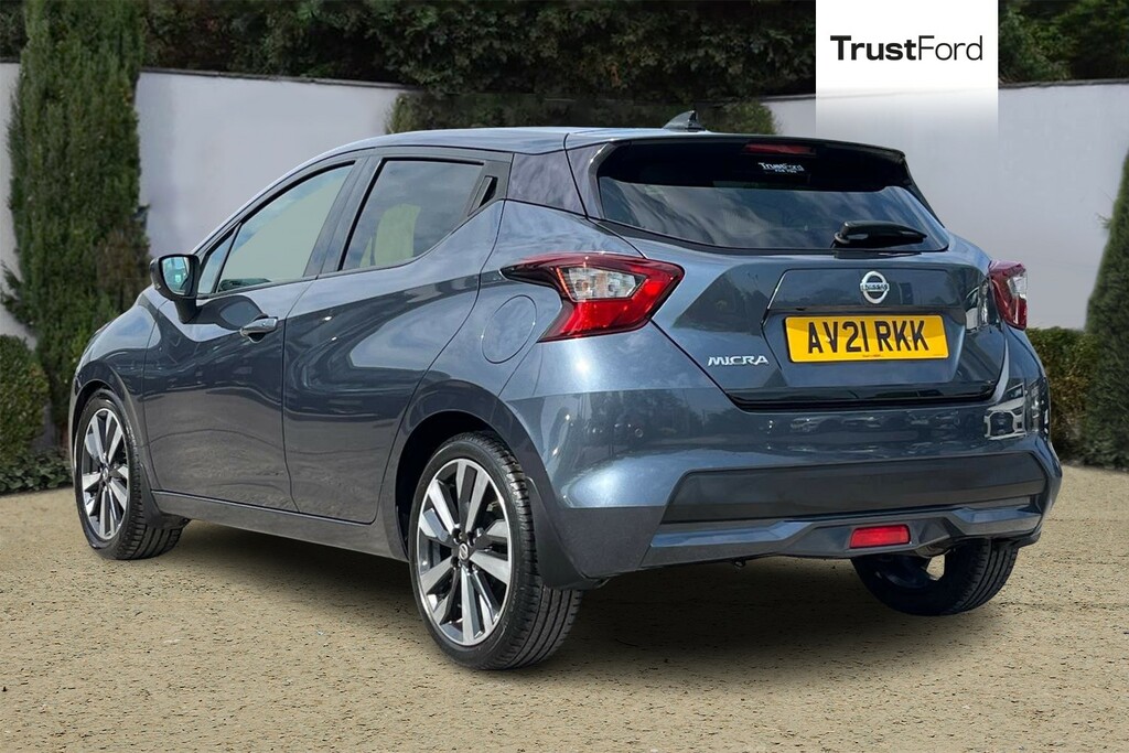 Nissan Micra 1.0 Ig-t 92 Tekna Cvt Bluetooth Aux Usb Con AV21RKK Grey #2