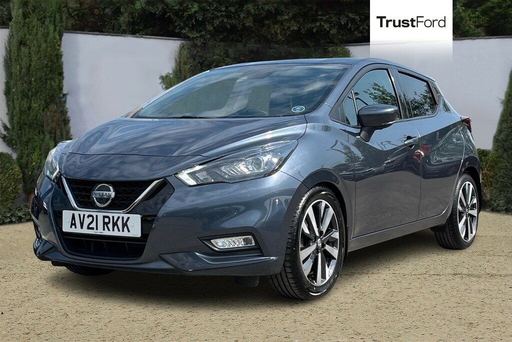 Nissan Micra 1.0 Ig-t 92 Tekna Cvt Bluetooth Aux Usb Con AV21RKK Grey #5