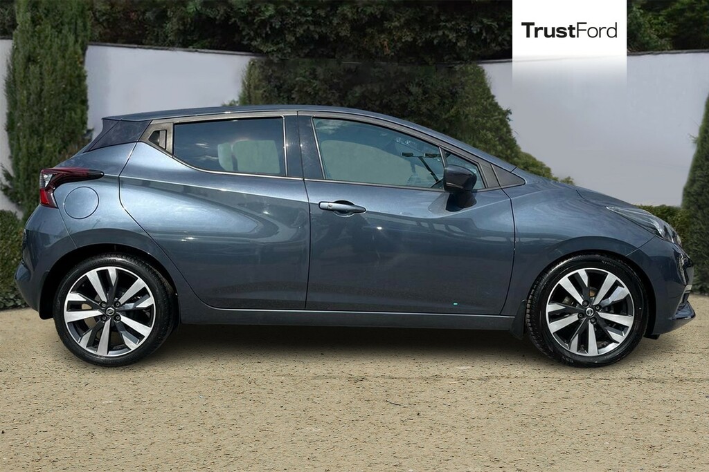Nissan Micra 1.0 Ig-t 92 Tekna Cvt Bluetooth Aux Usb Con AV21RKK Grey #3