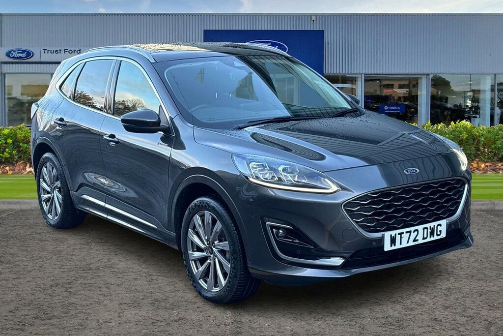 Ford Kuga 2.5 Phev Vignale Cvt With Sat Nav Memory Seats WT72DWG Grey