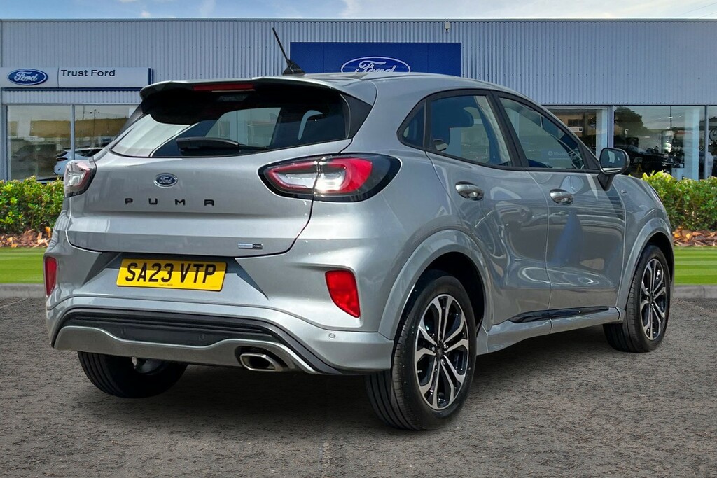 Ford Puma 1.0T Ecoboost Mhev St-line Suv Hybrid D SA23VTP Silver #4