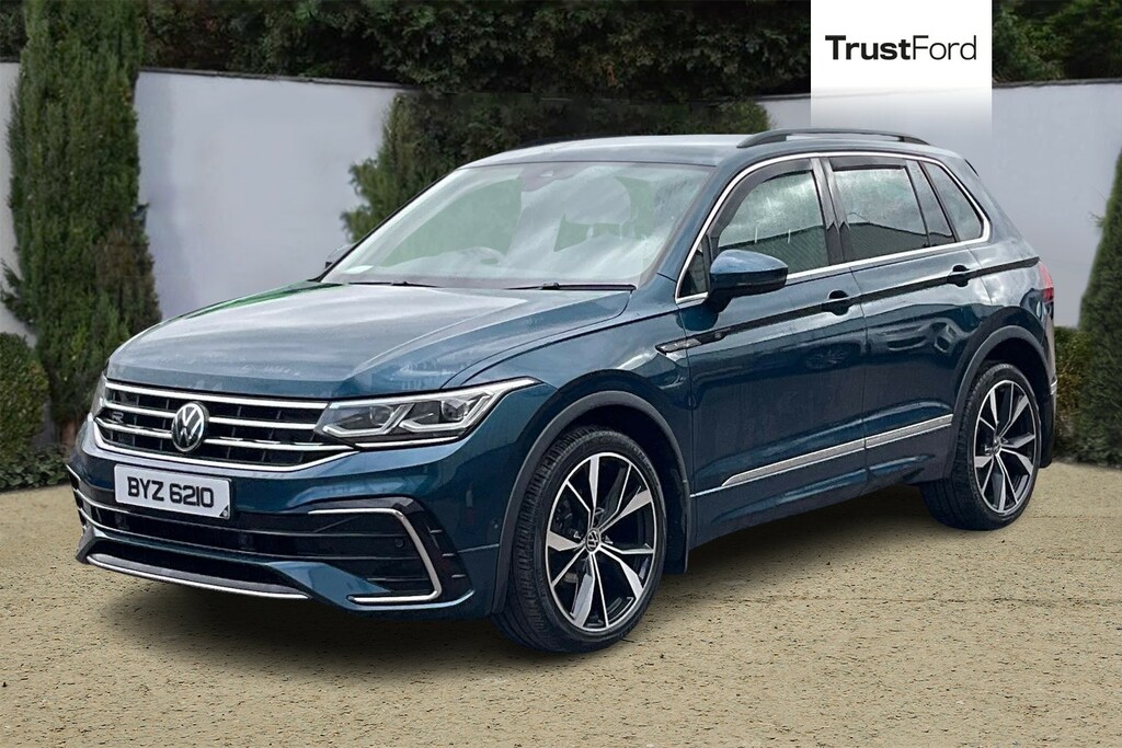 Volkswagen Tiguan 2.0 Tdi 4Motion R-line Dsg- Apple Car Play BYZ6210 Blue #5