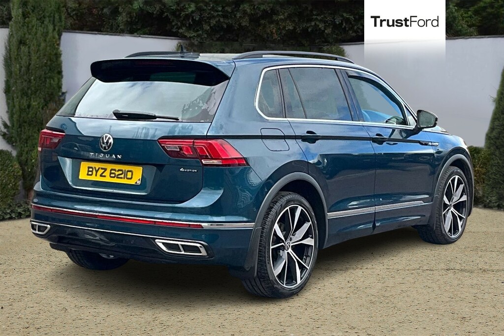 Volkswagen Tiguan 2.0 Tdi 4Motion R-line Dsg- Apple Car Play BYZ6210 Blue #4