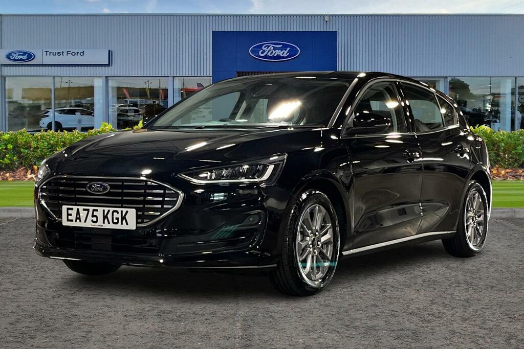 Ford Focus 1.0T Ecoboost Mhev Titanium Hatchback H EA75KGK Black #5