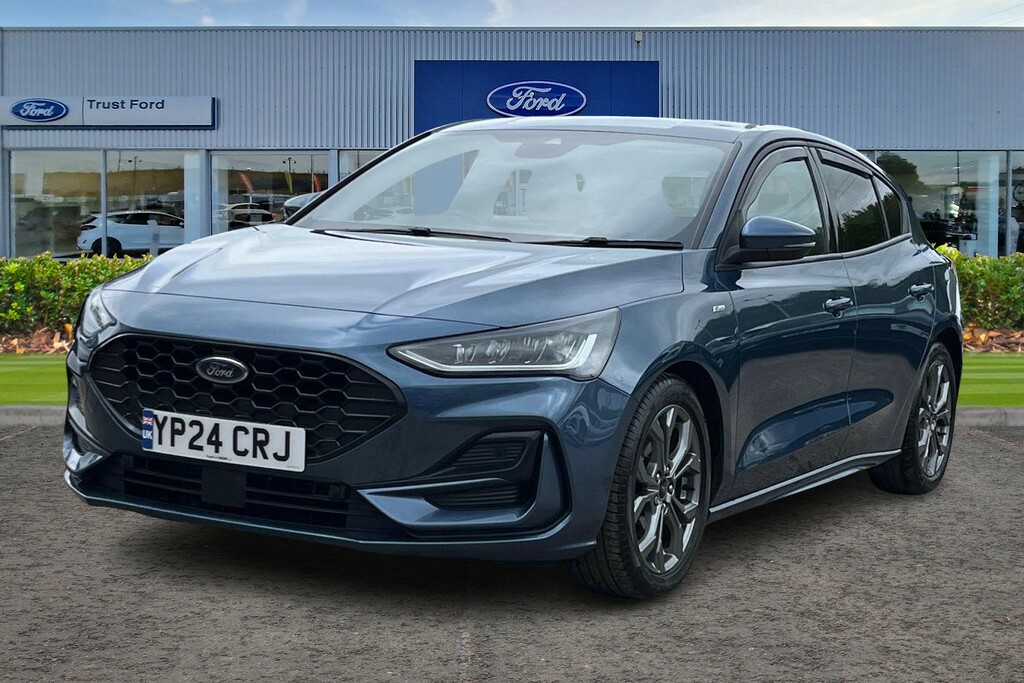 Ford Focus 1.0T Ecoboost Mhev St-line Hatchback Hy YP24CRJ Blue #5