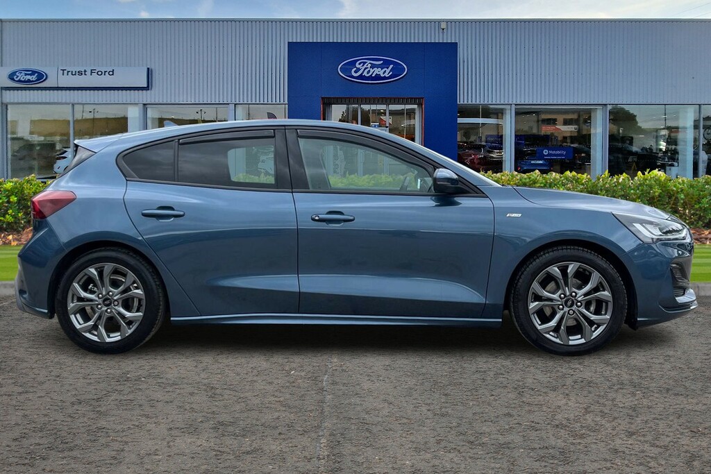 Ford Focus 1.0T Ecoboost Mhev St-line Hatchback Hy YP24CRJ Blue #3