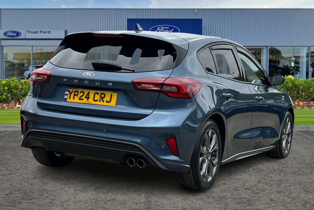 Ford Focus 1.0T Ecoboost Mhev St-line Hatchback Hy YP24CRJ Blue #4
