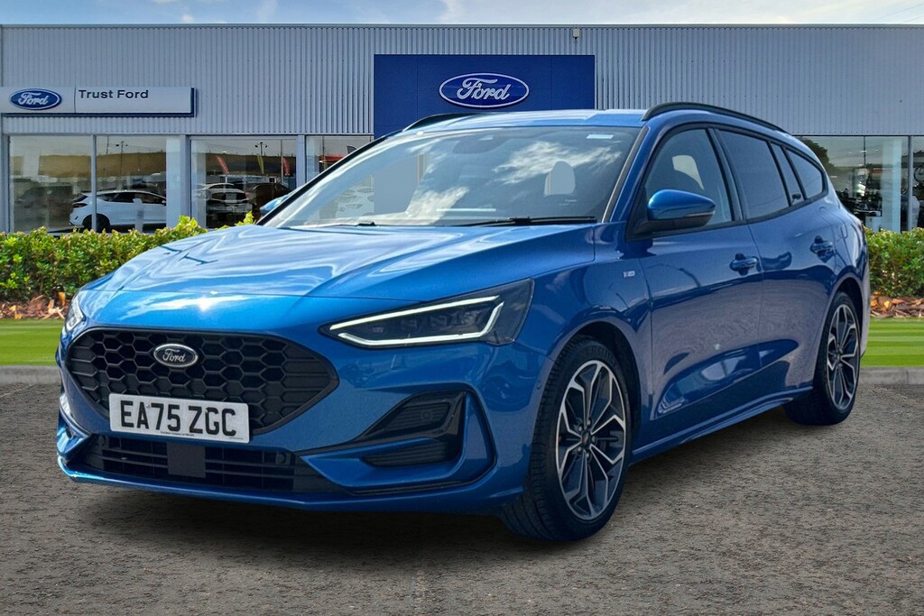 Ford Focus 1.0 Ecoboost Hybrid Mhev St-line X Edition 5Dr- Wi EA75ZGC Blue #5