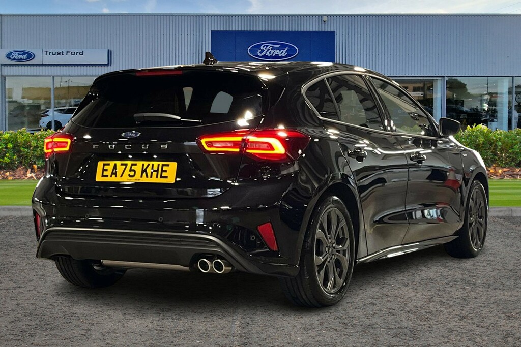 Ford Focus 1.0T Ecoboost Mhev St-line Hatchback Hy EA75KHE Black #4