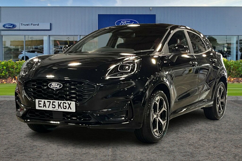 Ford Puma 1.0T Ecoboost Mhev St-line Suv Hybrid M EA75KGX Black #5