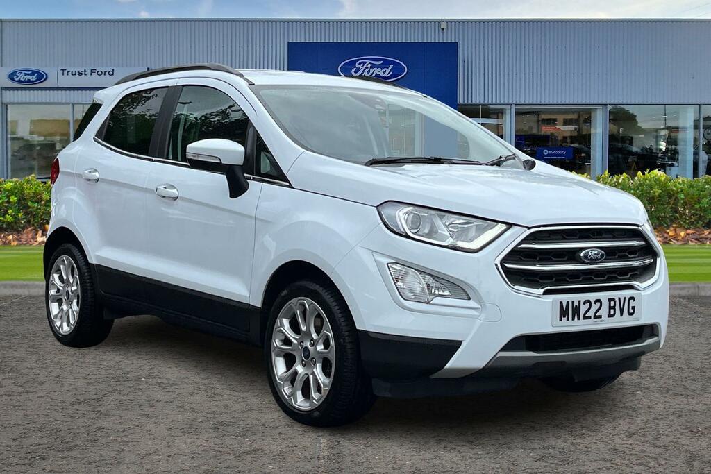 Ford Ecosport Titanium Bo Audio Rear View Camera Sync 3 T White