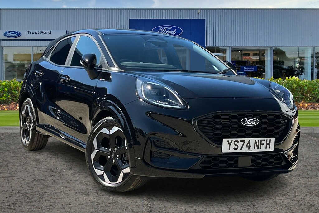 Ford Puma 1.0 St-line X Sync3 Navigation Heated Seats Stee Black