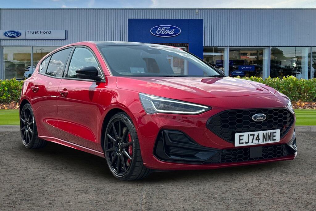 Ford Focus 2.3 Ecoboost St 5Dr- With Blind Spot Information S Red