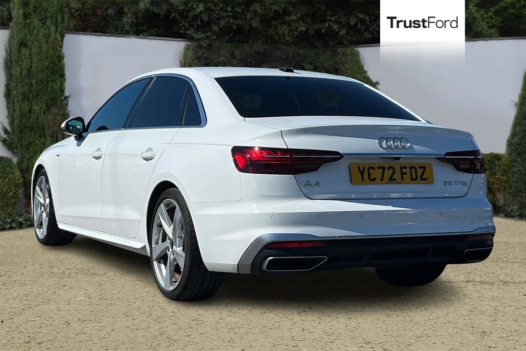 Audi A4 35 Tfsi S Line S Tronic - Heated Seats Reversi YC72FDZ White #2