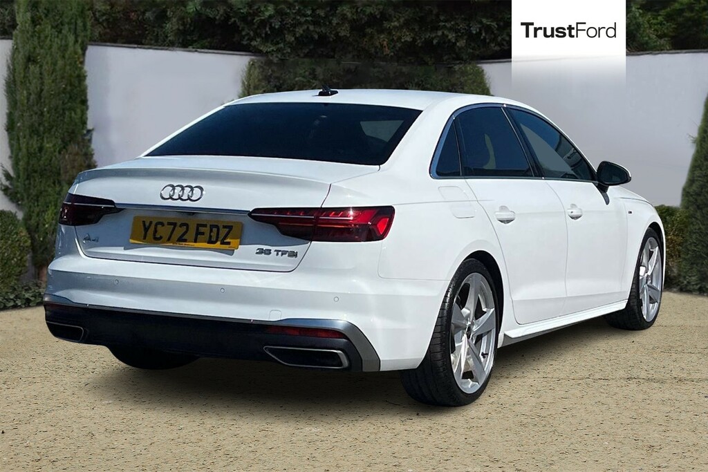 Audi A4 35 Tfsi S Line S Tronic - Heated Seats Reversi YC72FDZ White #4