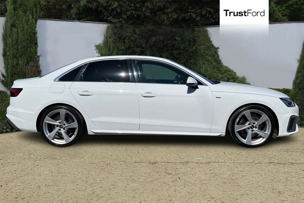 Audi A4 35 Tfsi S Line S Tronic - Heated Seats Reversi YC72FDZ White #3