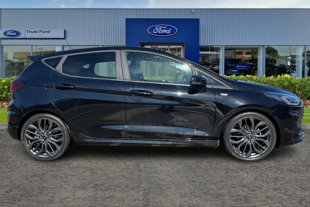 Ford Fiesta 1.0T Ecoboost Mhev St-line X Edition Hatchback PO72MDN Black #3