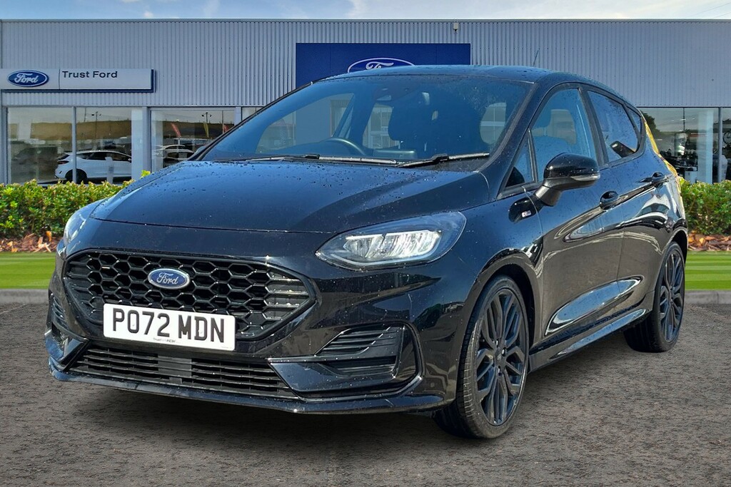 Ford Fiesta 1.0T Ecoboost Mhev St-line X Edition Hatchback PO72MDN Black #5