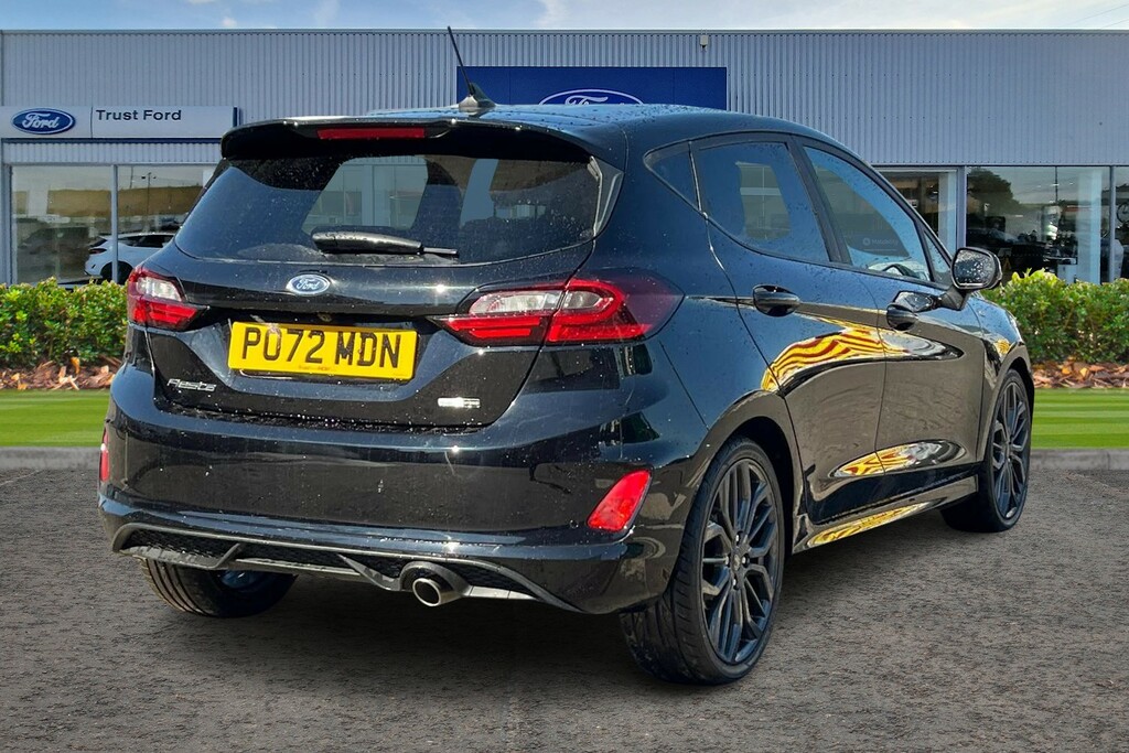 Ford Fiesta 1.0T Ecoboost Mhev St-line X Edition Hatchback PO72MDN Black #4
