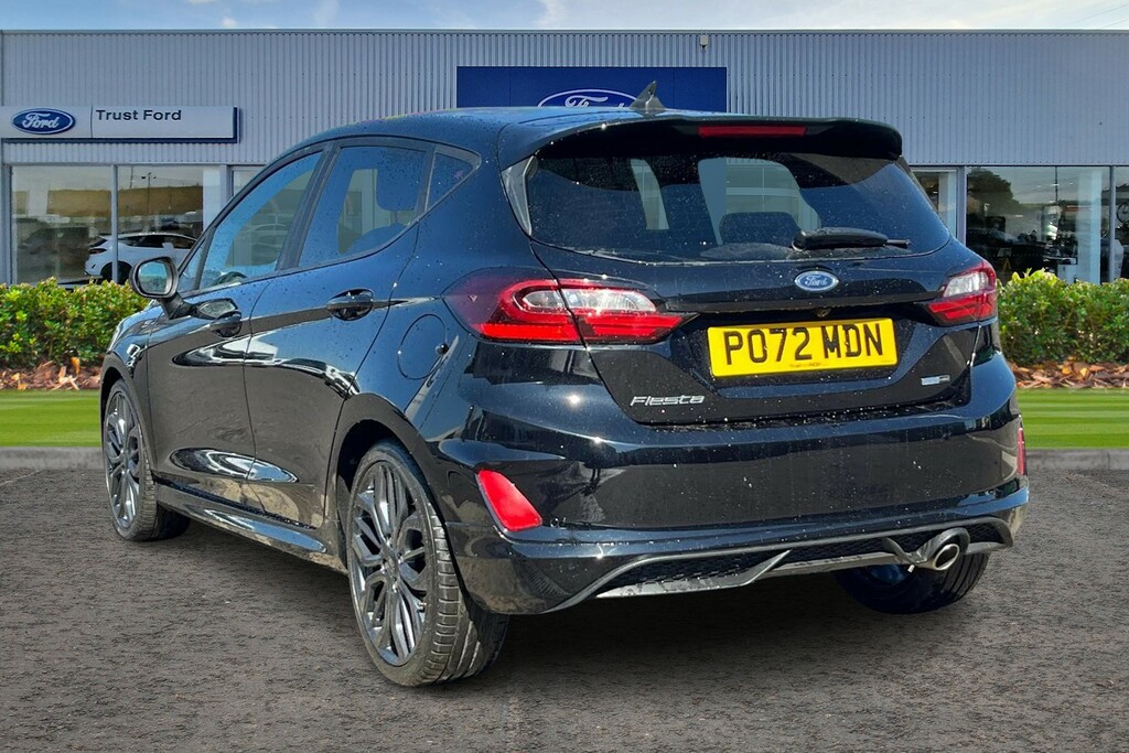 Ford Fiesta 1.0T Ecoboost Mhev St-line X Edition Hatchback PO72MDN Black #2