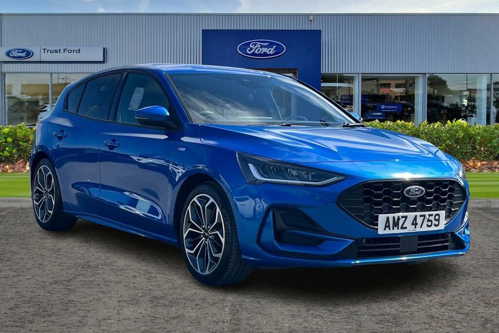 Ford Focus 1.0 Ecoboost Hybrid Mhev 155 St-line X Blue