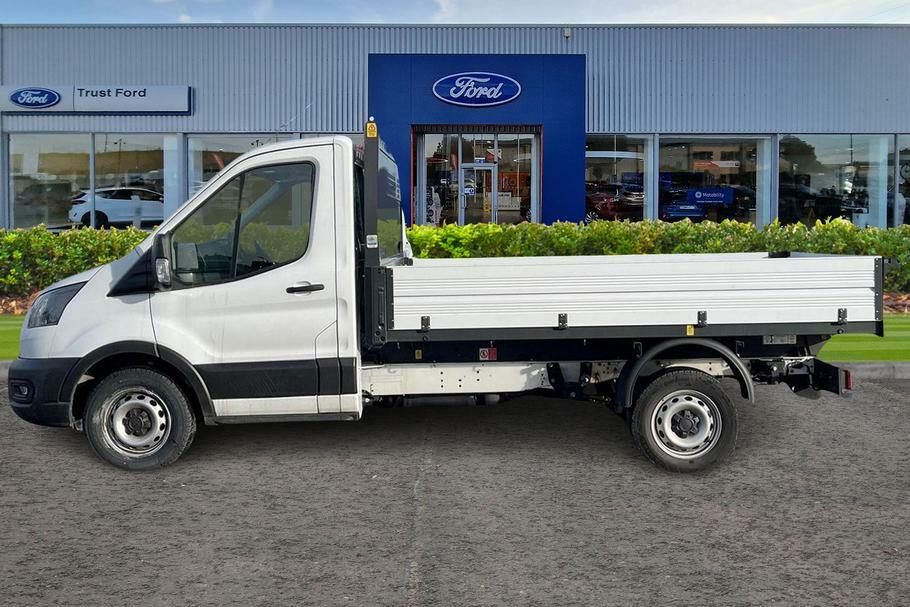 Ford Transit Custom 350 Leader L2 Mwb Single Cab Tipper Rwd 2.0 Ecoblu WN25DNX White #3